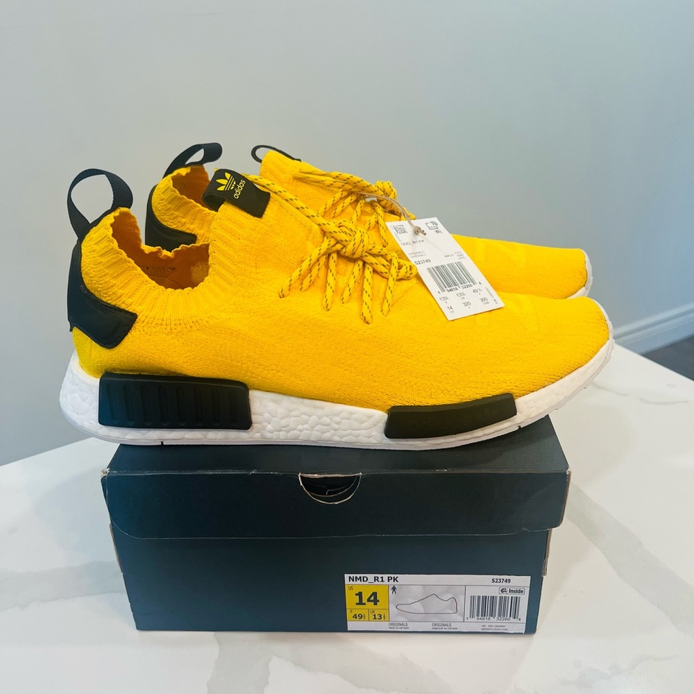 Men Adidas NMD_R1 PK EQT YELLOW